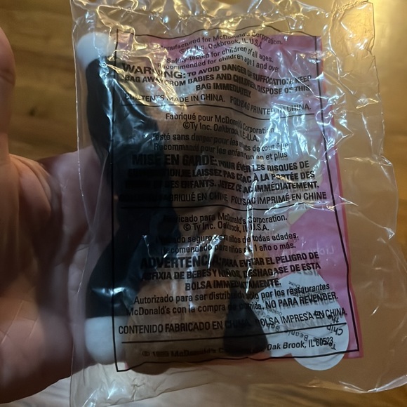 1993-1999 McDonalds Teenie Beanie Baby # 12 CHIP the CAT - BRAND NEW - Picture 5 of 9